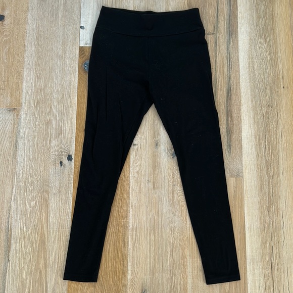 black cotton leggings size medium - Picture 1 of 3